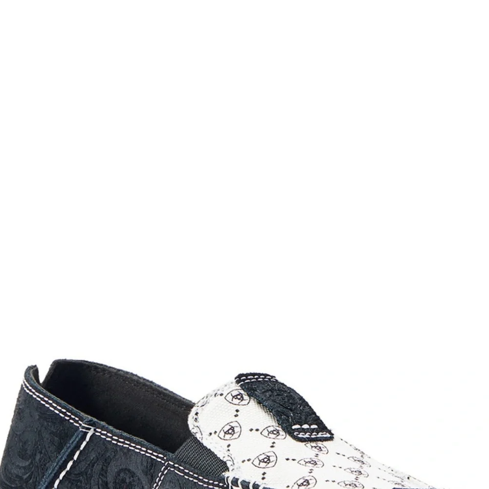 *NWT* Ariat Black and White Women's Slip On Cruiser Shoe - Picture 2 of 5